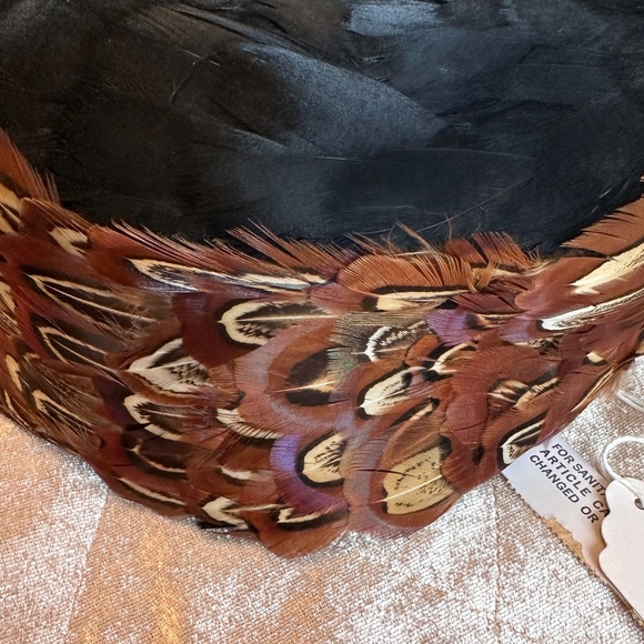 Artistic Accents peacock feather hat Handmade in England - Picture 8 of 11